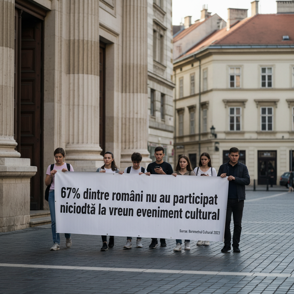 67% dintre români nu au participat niciodată la evenimente culturale – Studiu local