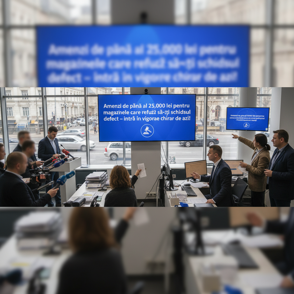 Amenzi de până la 25.000 lei pentru magazinele care refuză schimbarea produselor defecte – legea intră în vigoare de azi!