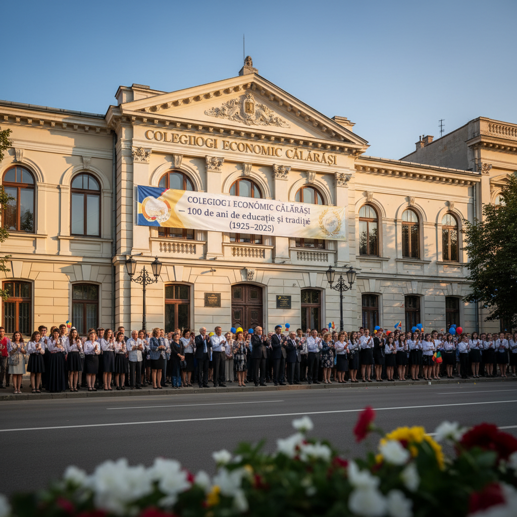 Colegiul Economic Călărași sărbătorește 100 de ani de excelență în educație (1925–2025)