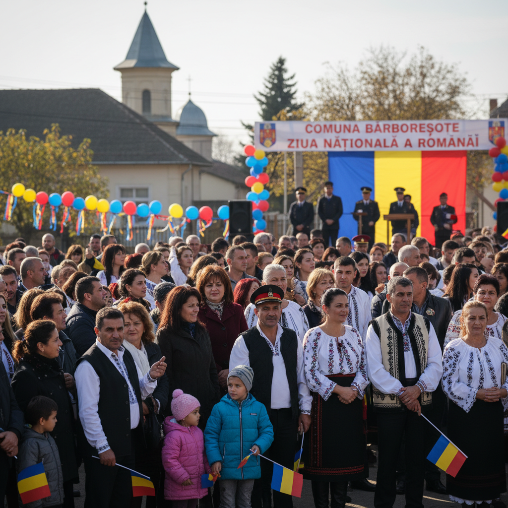 Comuna Borcea marchează Ziua Națională a României cu evenimente speciale