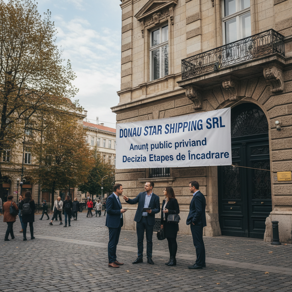 DONAU STAR SHIPPING SRL | Anunț public privind Decizia privind Încadrarea Etapei