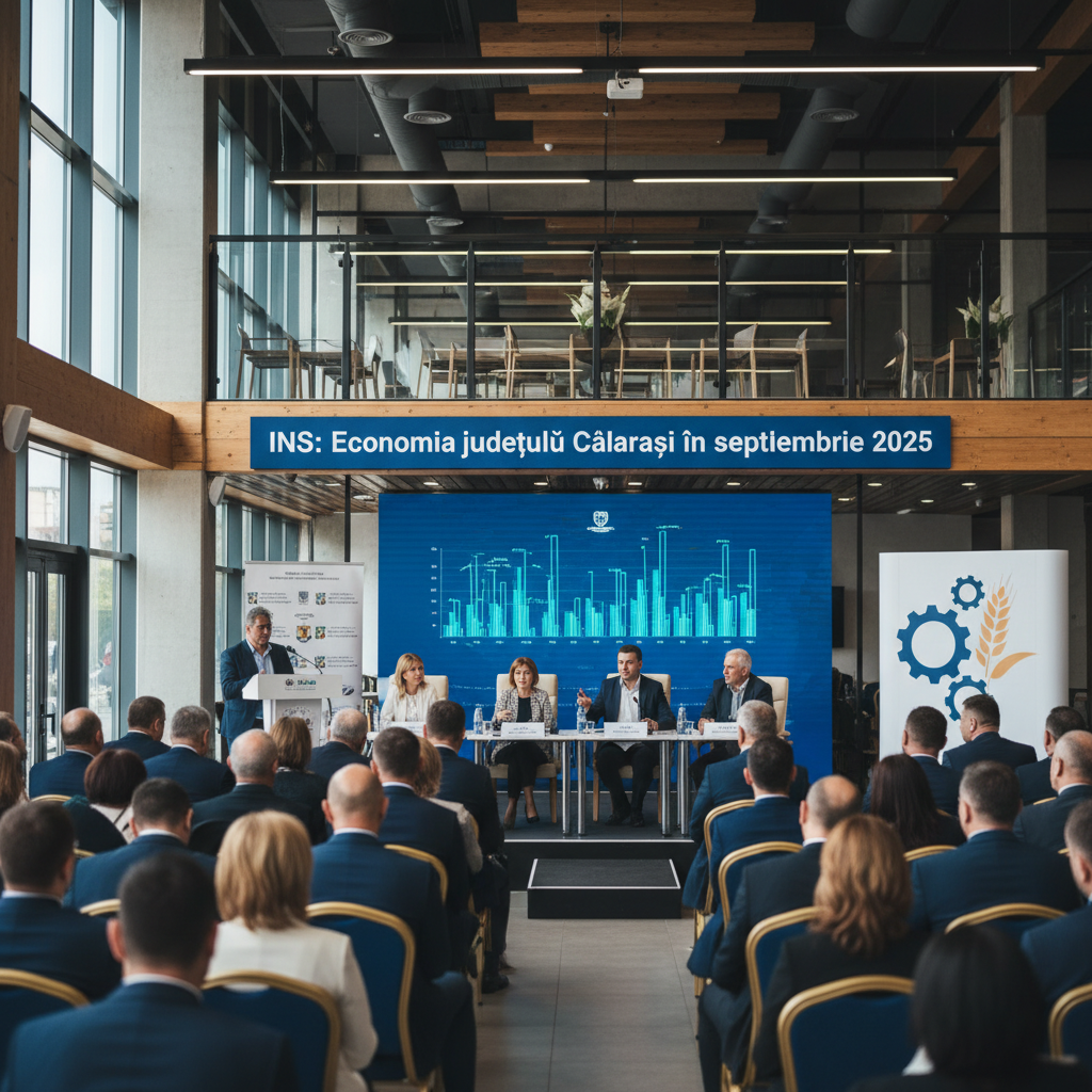 Evoluția economiei județului Călărași în septembrie 2025