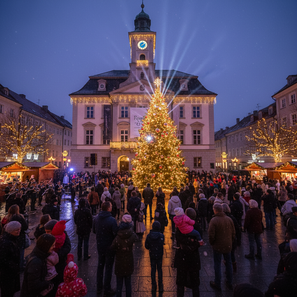Primăria Călărași anunță aprinderea luminilor de Crăciun pentru locuitorii orașului
