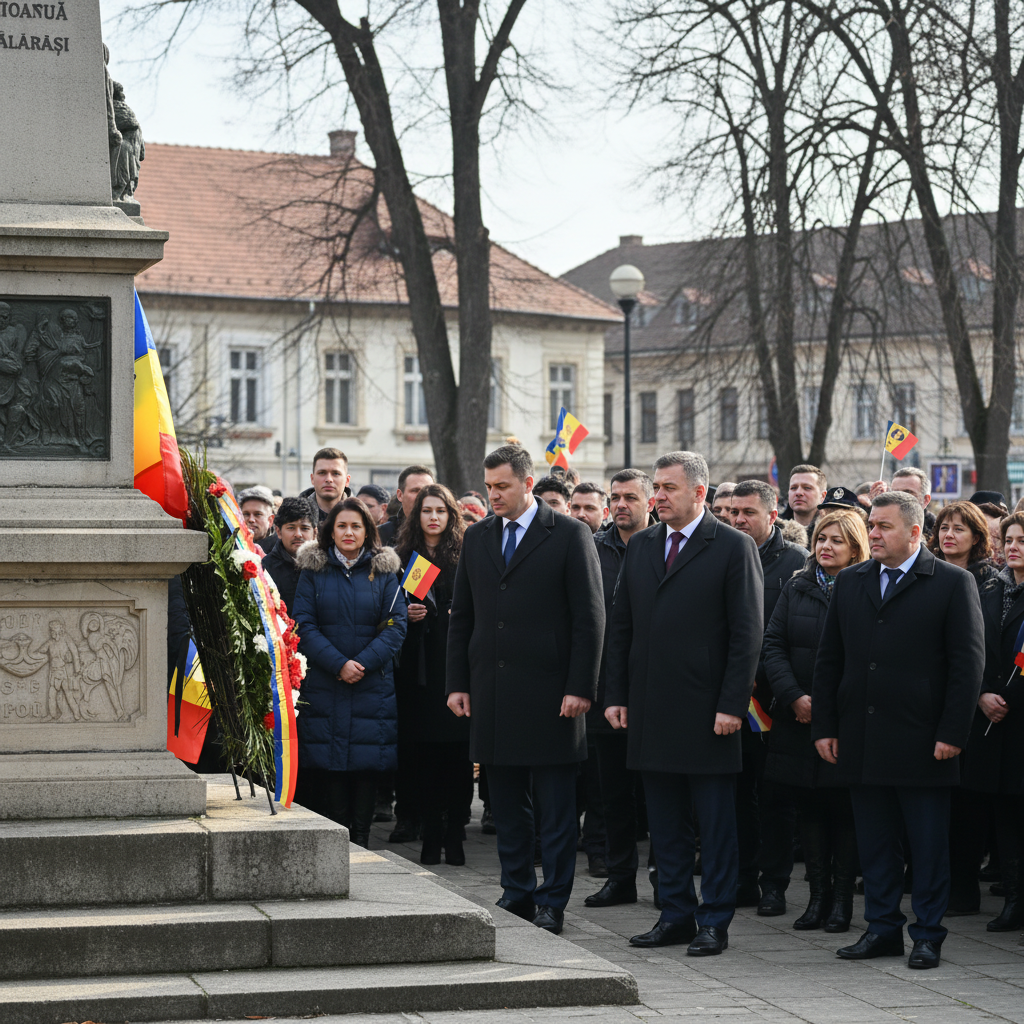 PSD Călărași sărbătorește Ziua Națională prin comemorarea înaintașilor locali